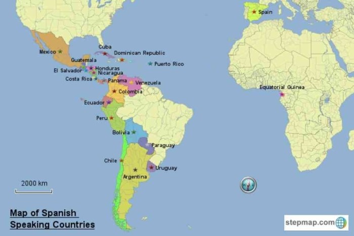 Spanish speaking countries and capitals crossword